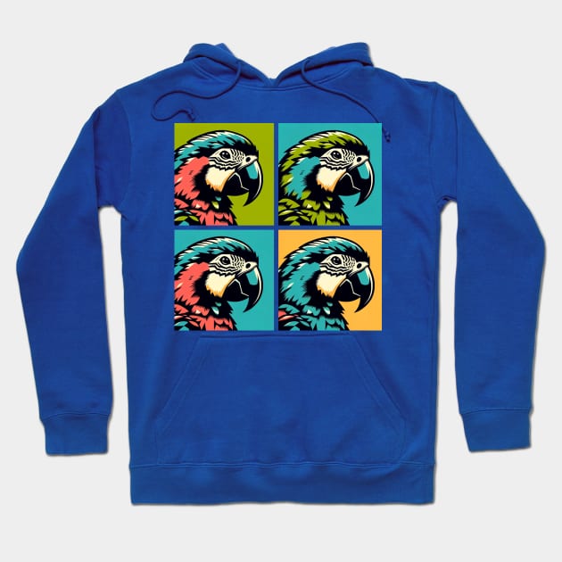 Pop Amazon Parrot Art - Cool Birds Hoodie by PawPopArt